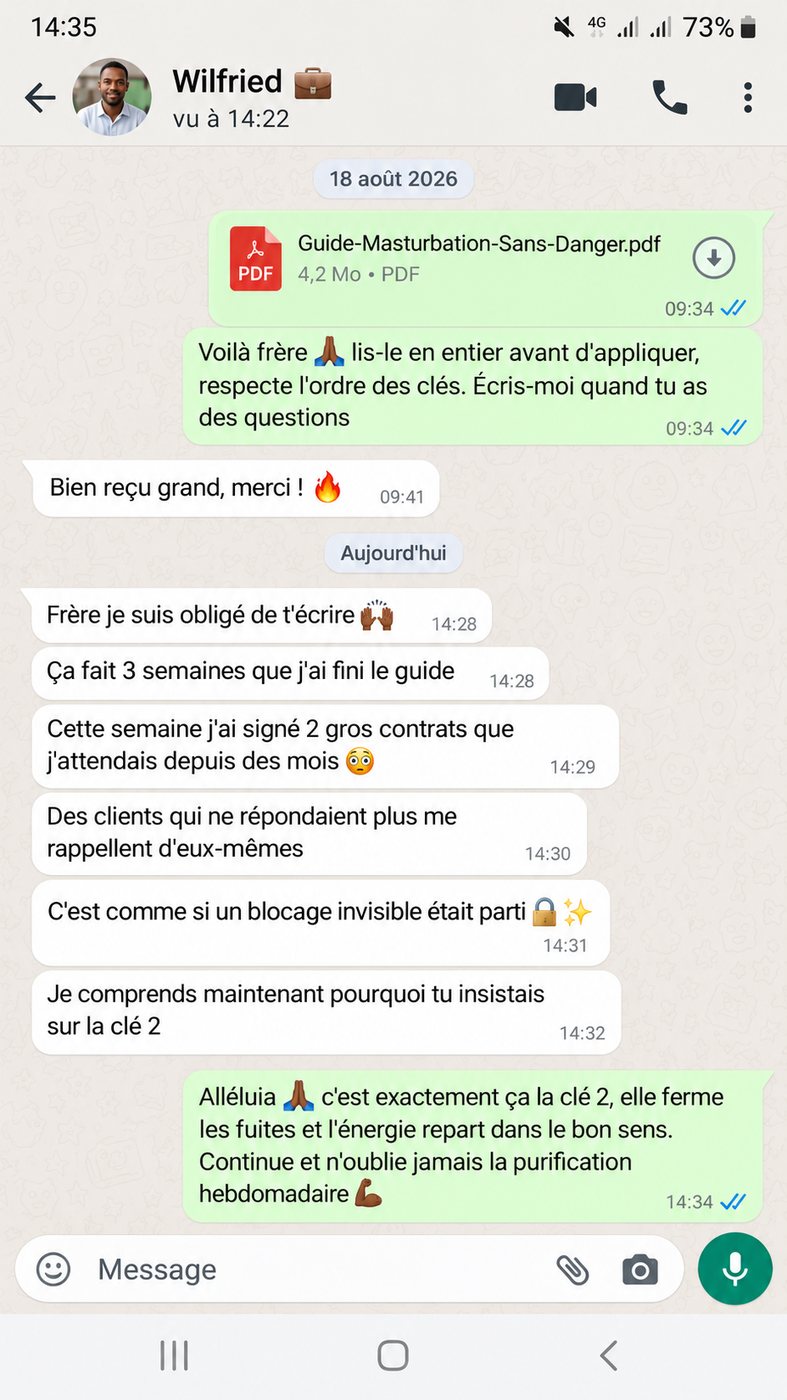 Témoignage WhatsApp client 2