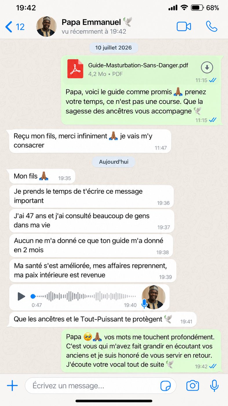 Témoignage WhatsApp client 5