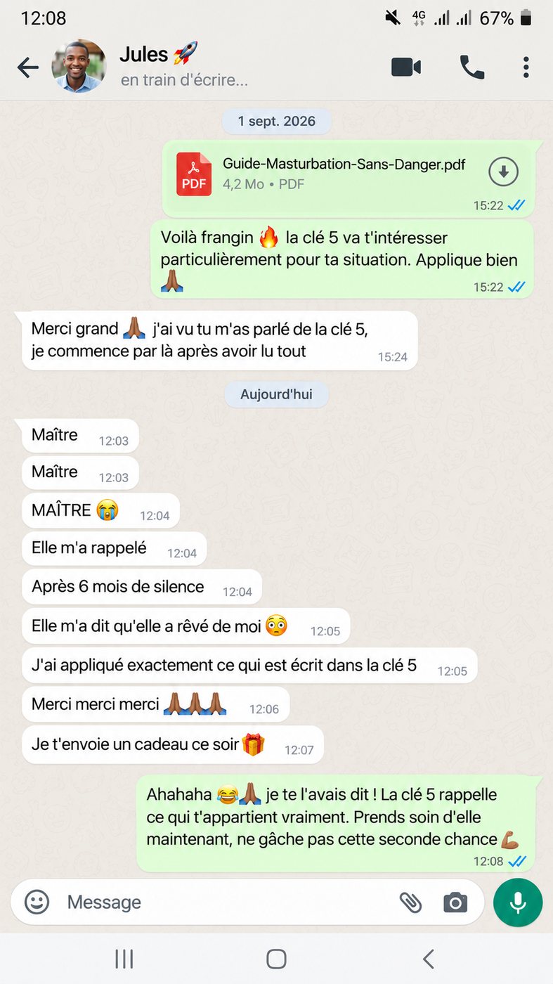 Témoignage WhatsApp client 6