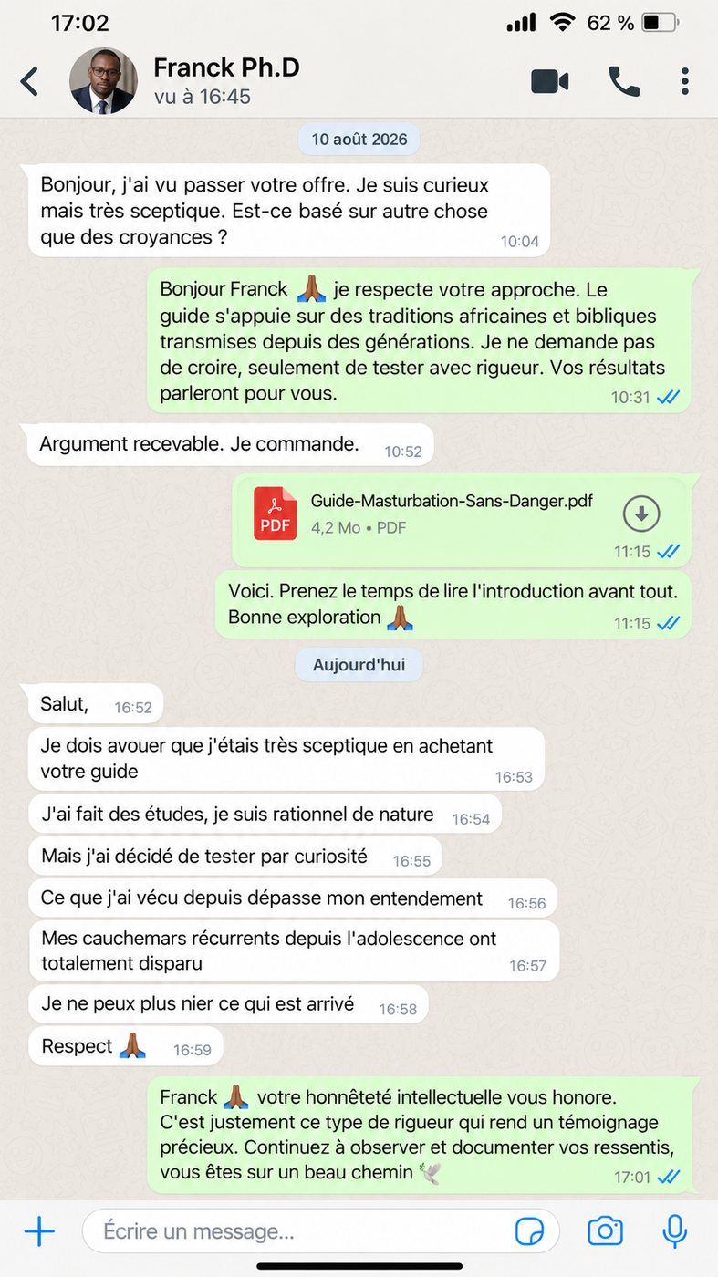 Témoignage WhatsApp client 7