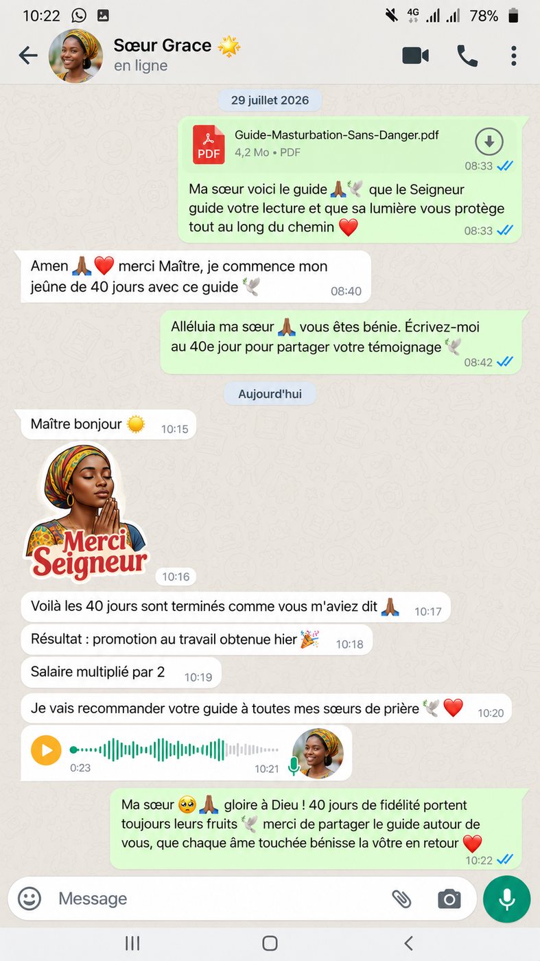 Témoignage WhatsApp client 8